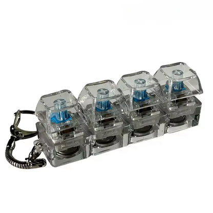 ClickyStress ™ Llavero antiestrés en forma de Tecla