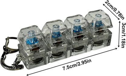 ClickyStress ™ Llavero antiestrés en forma de Tecla